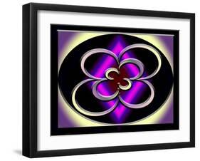 A Dark Splash of Color 44-Art Deco Designs-Framed Giclee Print