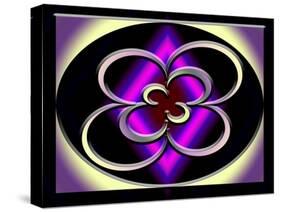 A Dark Splash of Color 44-Art Deco Designs-Stretched Canvas