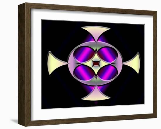 A Dark Splash of Color 45-Art Deco Designs-Framed Giclee Print