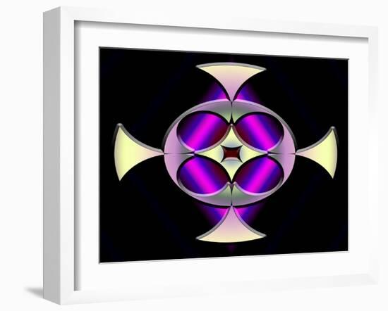 A Dark Splash of Color 45-Art Deco Designs-Framed Giclee Print