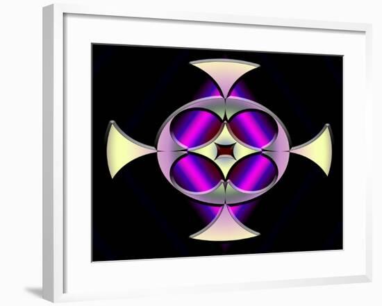 A Dark Splash of Color 45-Art Deco Designs-Framed Giclee Print