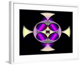 A Dark Splash of Color 45-Art Deco Designs-Framed Giclee Print