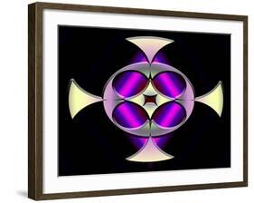 A Dark Splash of Color 45-Art Deco Designs-Framed Giclee Print