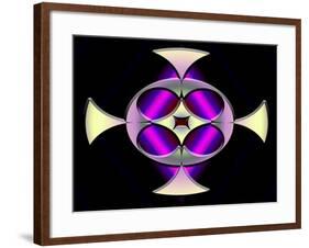 A Dark Splash of Color 45-Art Deco Designs-Framed Giclee Print