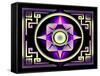 A Dark Splash of Color 46-Art Deco Designs-Framed Stretched Canvas