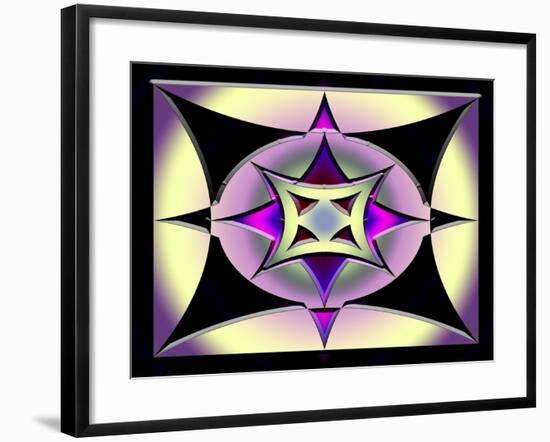 A Dark Splash of Color 47-Art Deco Designs-Framed Giclee Print