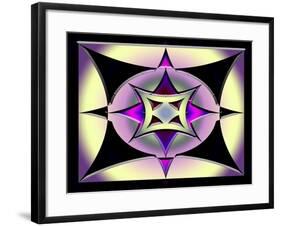 A Dark Splash of Color 47-Art Deco Designs-Framed Giclee Print