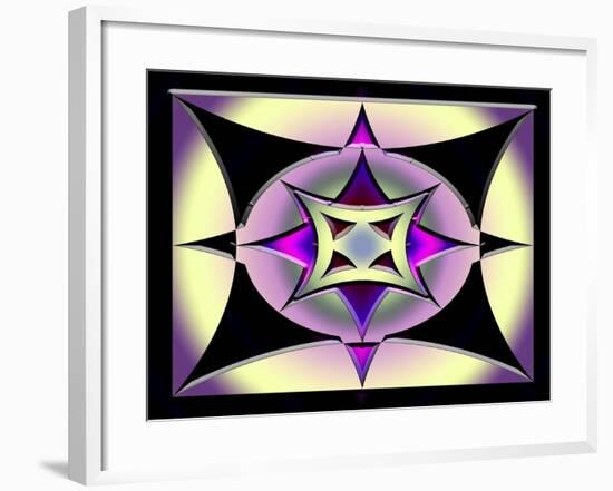 A Dark Splash of Color 47-Art Deco Designs-Framed Giclee Print