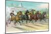 A Dash for the Pole-Currier & Ives-Mounted Art Print
