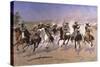 A Dash for the Timber-Frederic Sackrider Remington-Stretched Canvas
