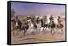 A Dash for the Timber-Frederic Sackrider Remington-Framed Stretched Canvas