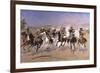 A Dash for the Timber-Frederic Sackrider Remington-Framed Giclee Print