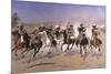 A Dash for the Timber-Frederic Sackrider Remington-Mounted Giclee Print