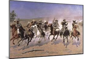 A Dash for the Timber-Frederic Sackrider Remington-Mounted Giclee Print