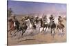 A Dash for the Timber-Frederic Sackrider Remington-Stretched Canvas