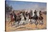 A Dash for Timber-Frederic Sackrider Remington-Stretched Canvas