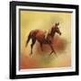 A Dash of Chestnut Mare-Jai Johnson-Framed Giclee Print