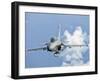 A Dassault Rafale of the French Air Force in Flight over Brazil-Stocktrek Images-Framed Photographic Print