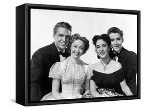 A DATE WITH JUDY, 1948 directed by RICHARD THORPE with Robert Stack, Jane Powell, Elizabeth Taylor -null-Framed Stretched Canvas