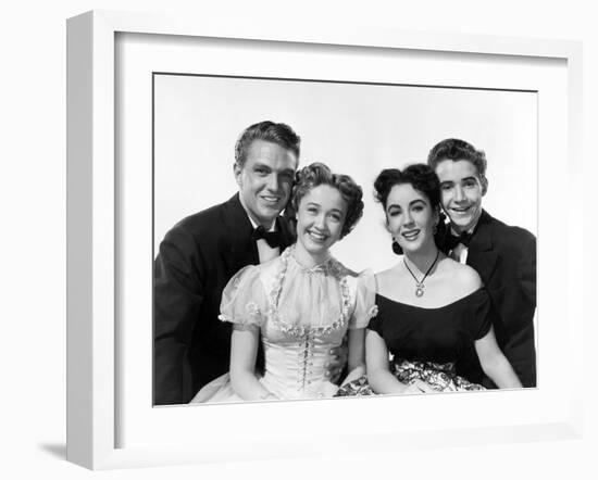 A DATE WITH JUDY, 1948 directed by RICHARD THORPE with Robert Stack, Jane Powell, Elizabeth Taylor -null-Framed Photo