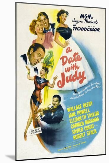 A Date With Judy, 1948, Directed by Richard Thorpe-null-Mounted Giclee Print