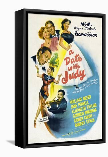 A Date With Judy, 1948, Directed by Richard Thorpe-null-Framed Stretched Canvas