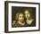 A Daughter and a Son (Constantijn) of the Artist-Caspar Netscher-Framed Art Print