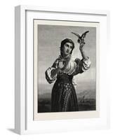 A Daughter of Cleopatra. after Vernet-Lecompte-null-Framed Giclee Print