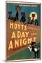 "A Day and a Night" Cats and Dogs Musical Poster-Lantern Press-Mounted Art Print