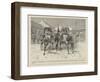 A Day Ashore in Ceylon, the Dangers of Racing Rickshas in the Streets of Colombo-null-Framed Giclee Print