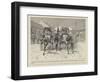 A Day Ashore in Ceylon, the Dangers of Racing Rickshas in the Streets of Colombo-null-Framed Giclee Print