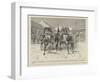 A Day Ashore in Ceylon, the Dangers of Racing Rickshas in the Streets of Colombo-null-Framed Giclee Print