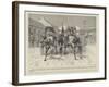 A Day Ashore in Ceylon, the Dangers of Racing Rickshas in the Streets of Colombo-null-Framed Giclee Print