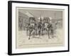 A Day Ashore in Ceylon, the Dangers of Racing Rickshas in the Streets of Colombo-null-Framed Giclee Print