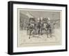 A Day Ashore in Ceylon, the Dangers of Racing Rickshas in the Streets of Colombo-null-Framed Giclee Print