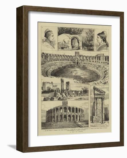 A Day at Arles-null-Framed Giclee Print