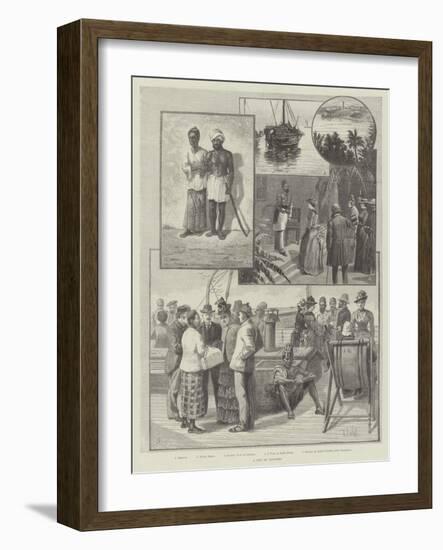 A Day at Colombo-null-Framed Giclee Print