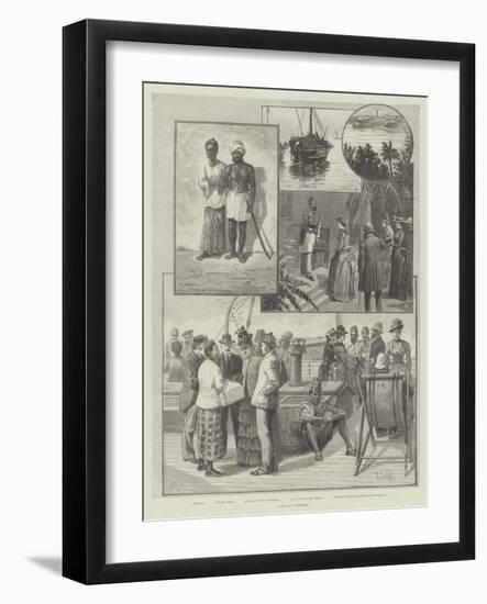 A Day at Colombo-null-Framed Giclee Print