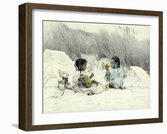 A Day at the Beach 2-Nora Hernandez-Framed Giclee Print