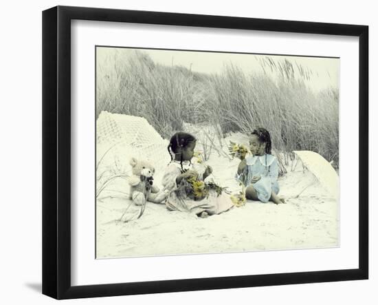A Day at the Beach 2-Nora Hernandez-Framed Giclee Print