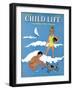 A Day at the Beach - Child Life, August 1939-Harold Carroll-Framed Giclee Print