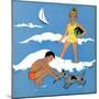 A Day at the Beach - Child Life, August 1939-Harold Carroll-Mounted Giclee Print