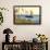 A Day at the Beach Is Seen Through the Sea Oats, West Coast, Florida-Sheila Haddad-Framed Photographic Print displayed on a wall