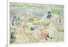 A Day at the Beach-Maurice Brazil Prendergast-Framed Giclee Print