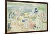 A Day at the Beach-Maurice Brazil Prendergast-Framed Giclee Print