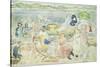 A Day at the Beach-Maurice Brazil Prendergast-Stretched Canvas