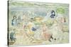 A Day at the Beach-Maurice Brazil Prendergast-Stretched Canvas