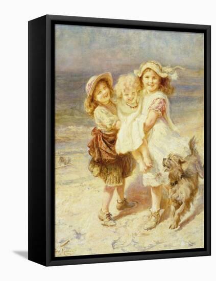 A Day at the Beach-Frederick Morgan-Framed Stretched Canvas