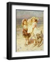 A Day at the Beach-Frederick Morgan-Framed Giclee Print