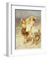 A Day at the Beach-Frederick Morgan-Framed Giclee Print